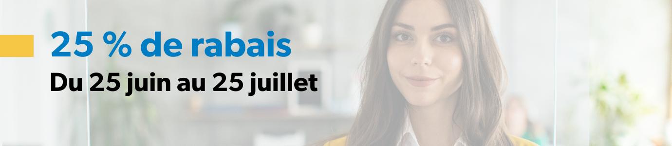 Emploi CRHA+ - Promotion 25 % de rabais