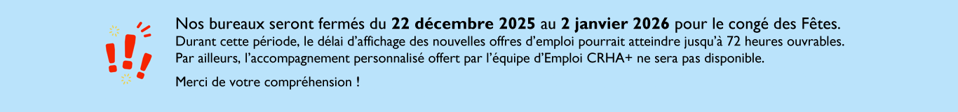 Webinaire Emploi CRHA